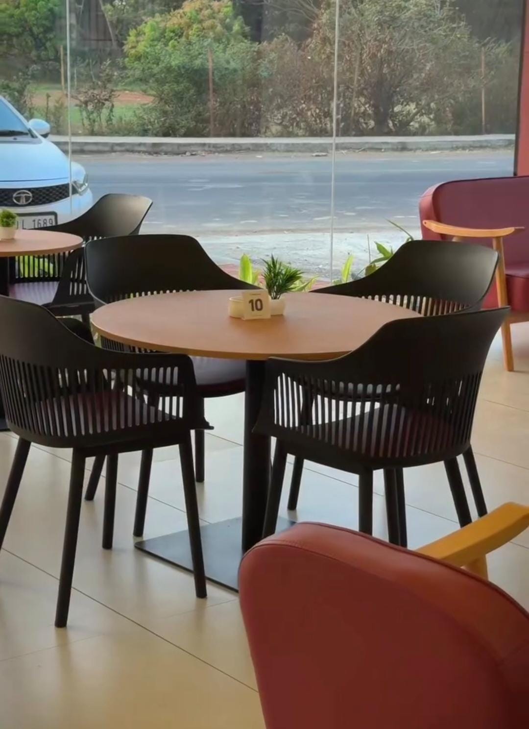 Window Seating Table 10 at Pokket Cafe